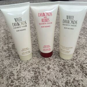White & Ruby Diamonds 3 Body Lotion Bundle 3.3oz each